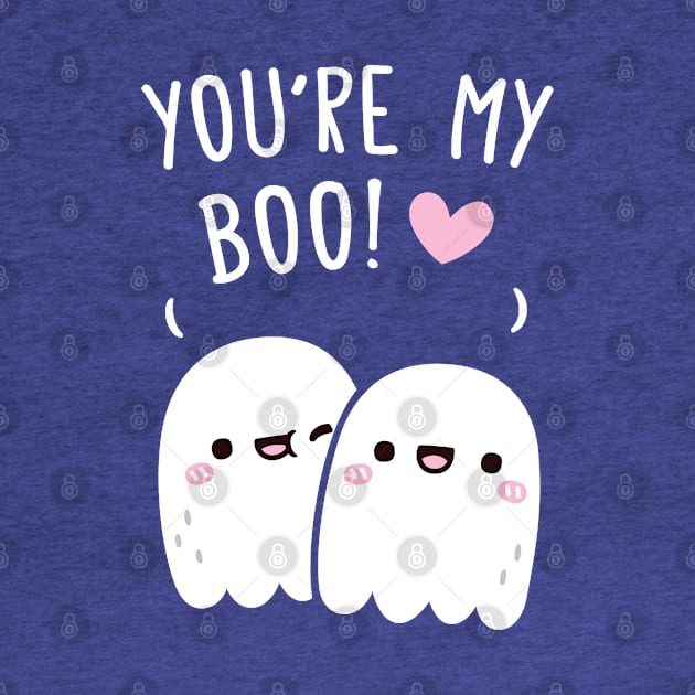 Cute Ghosts You're My Boo Besties by rustydoodle